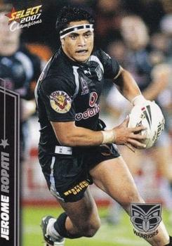 2007 Select Champions #177 Jerome Ropati Front